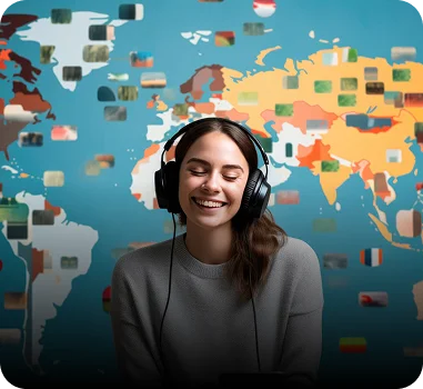 Reach global audiences with over 175+ languages’ support