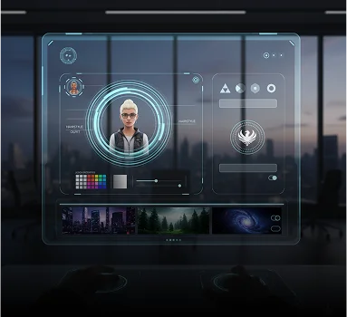 Full branding control for avatars, logos & backgrounds